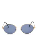 Moschino Pre-Owned round-frame sunglasses - Gold