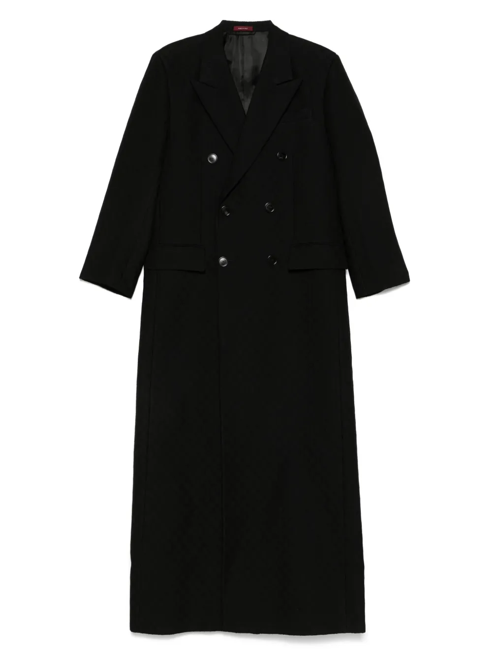double-breasted coat