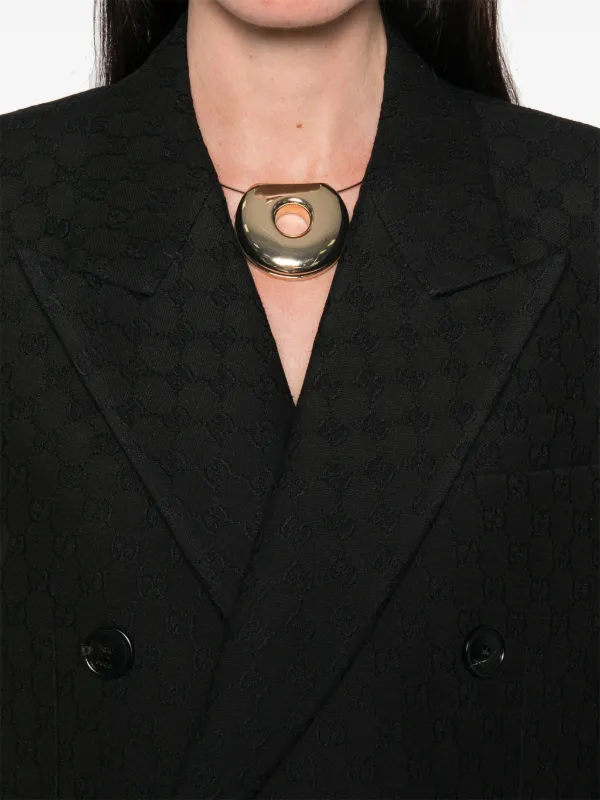 Gucci ダブルコート | ブラック | FARFETCH JP