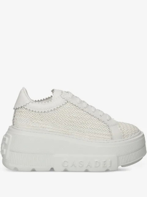 Casadei Nexus textured platform sneakers