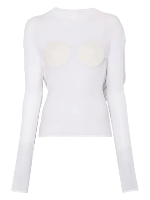 Jean Paul Gaultier conical  long-sleeve top