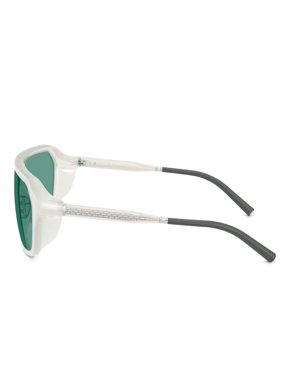Oliver Peoples Zonnebril met schild montuur Wit