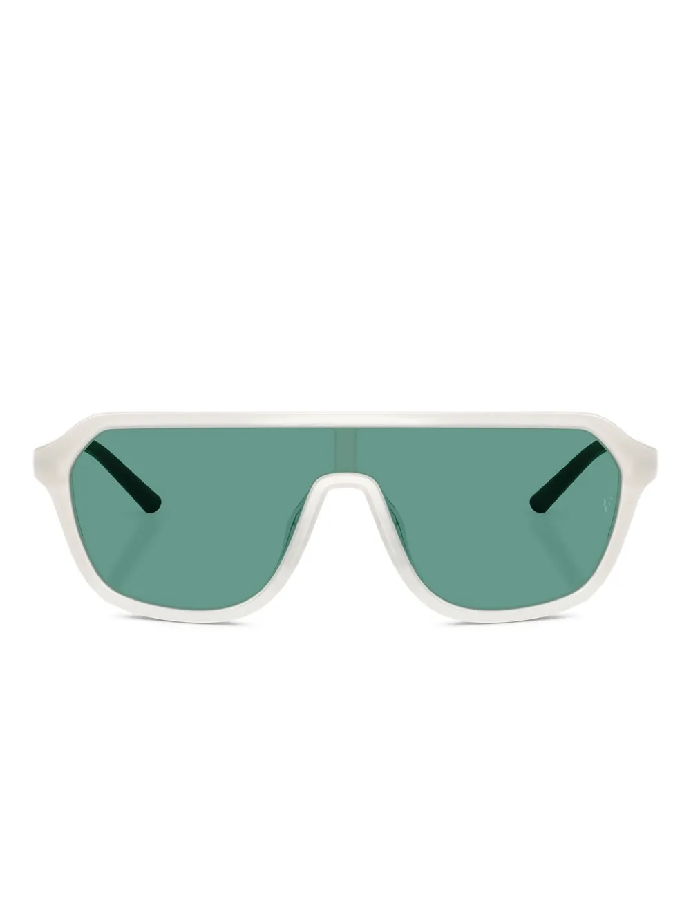 Oliver Peoples Occhiali da sole a mascherina - Bianco