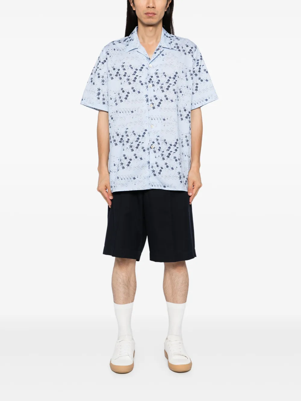 PS Paul Smith Ecru 'Jasmine' print short-sleeve shirt | Image 2