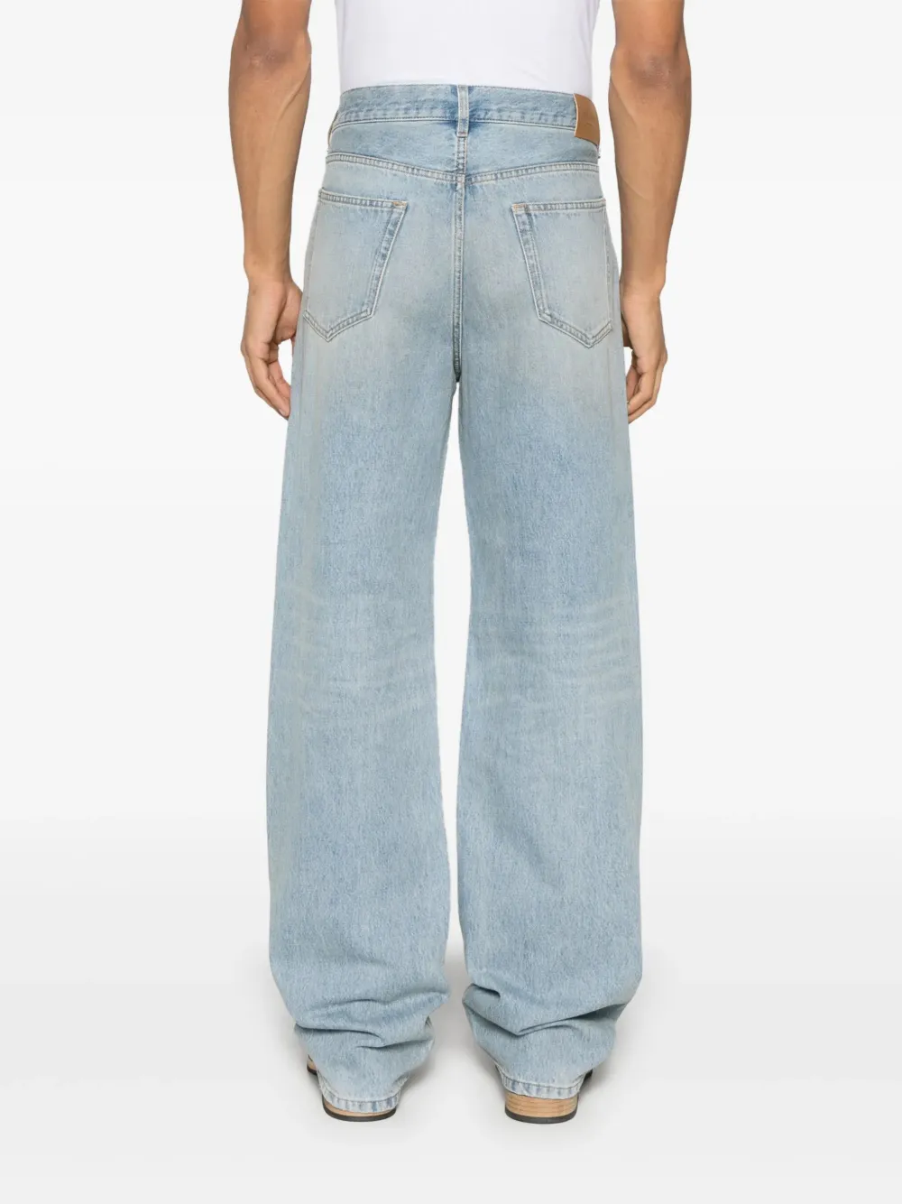Saint Laurent straight-leg jeans Blauw