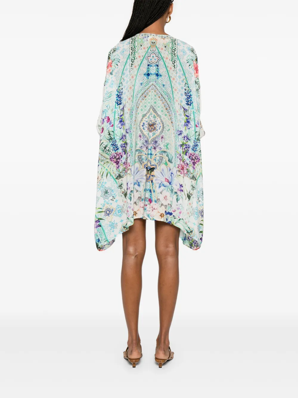 Camilla Sunrise In Sintra mini-jurk Blauw