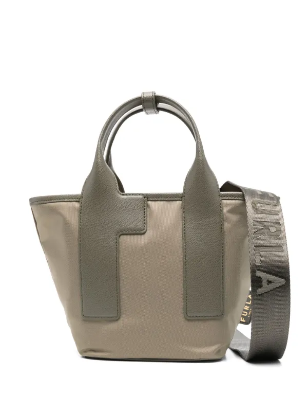 Furla Small Piuma Tote Bag Green FARFETCH IN