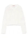 TWINSET open-knit cardigan - White