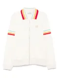 Sergio Tacchini Slice Velour track jacket - White