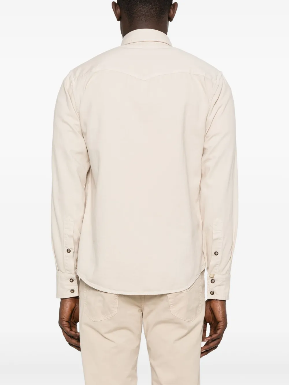 Jacob Cohën Katoenen overhemd Beige