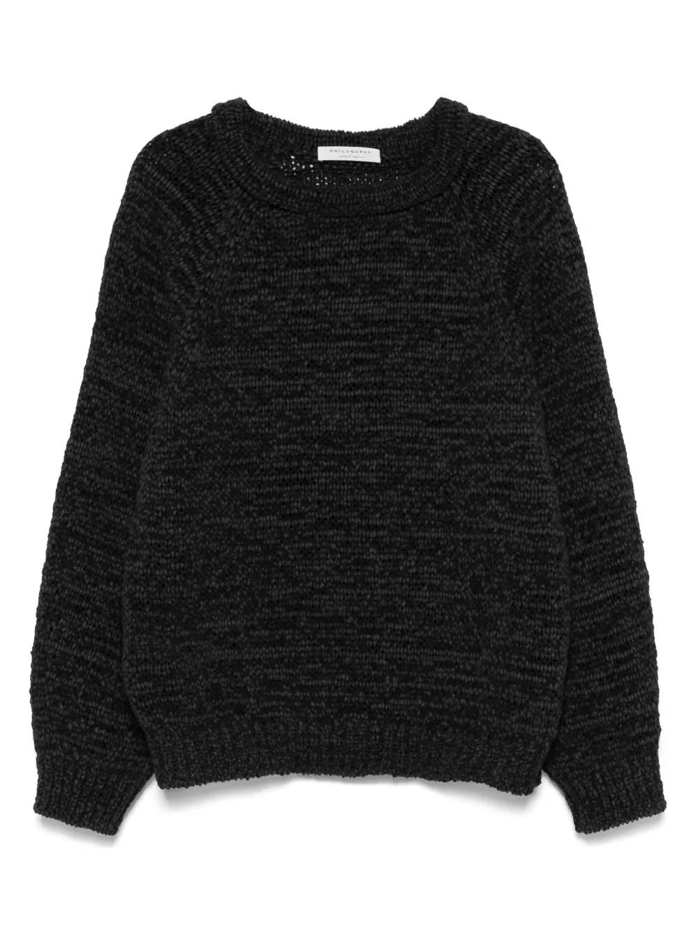 Philosophy Di Lorenzo Serafini ボートネックセーター - ブラック Philosophy Di Lorenzo Serafini ボートネックセーター - ブラック