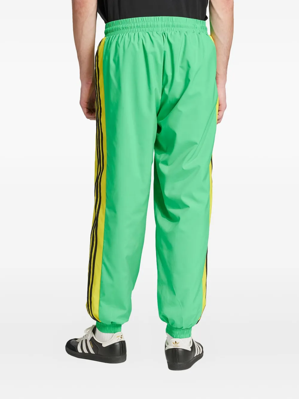 adidas Trainingsbroek met contrasterende streep Groen