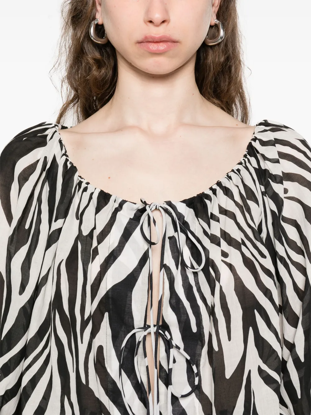 THE ANDAMANE Wilma blouse Zwart