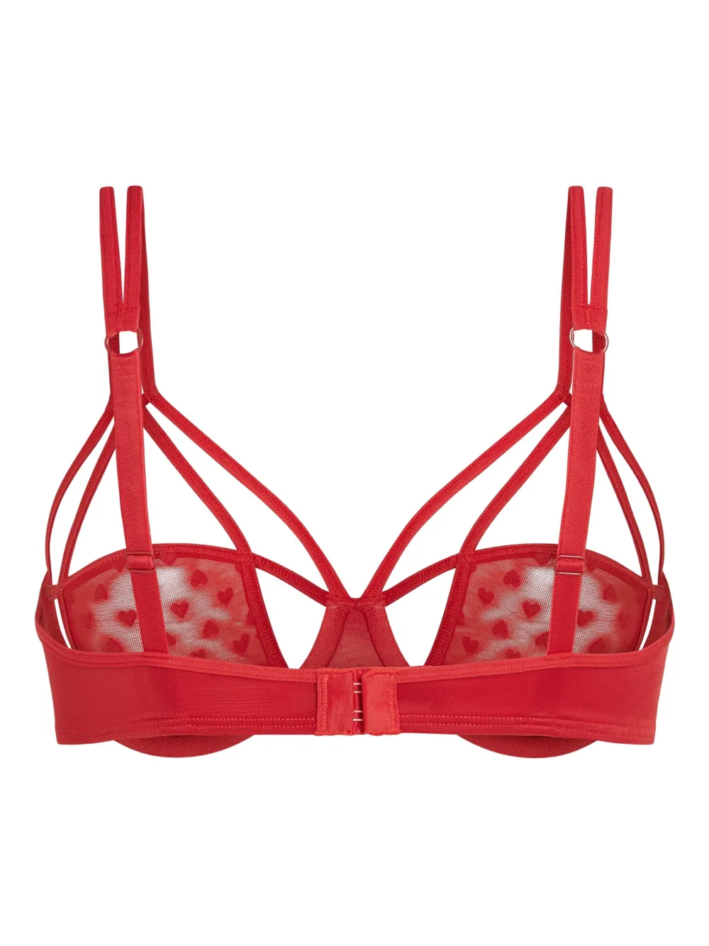 Marlies Dekkers Bh met hartprint en bandje Rood