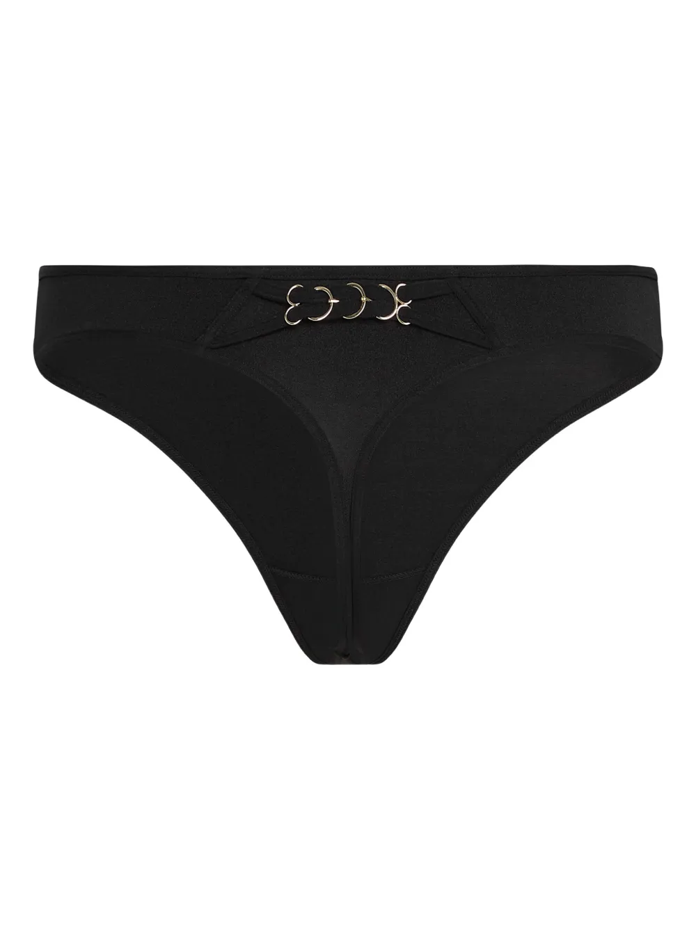 Marlies Dekkers String verfraaid met metaal - Zwart
