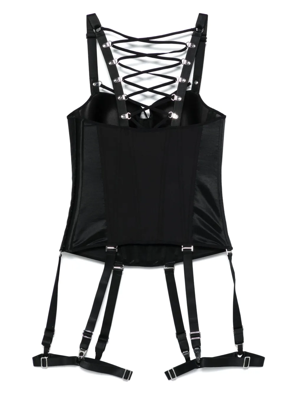 Marlies Dekkers Korset met veterdetail - Zwart