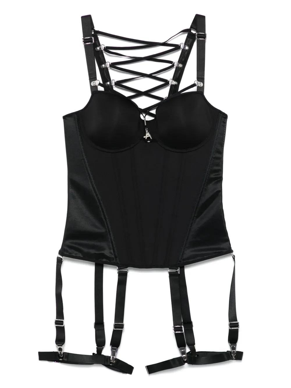 Marlies Dekkers Corsetto con lacci - Nero