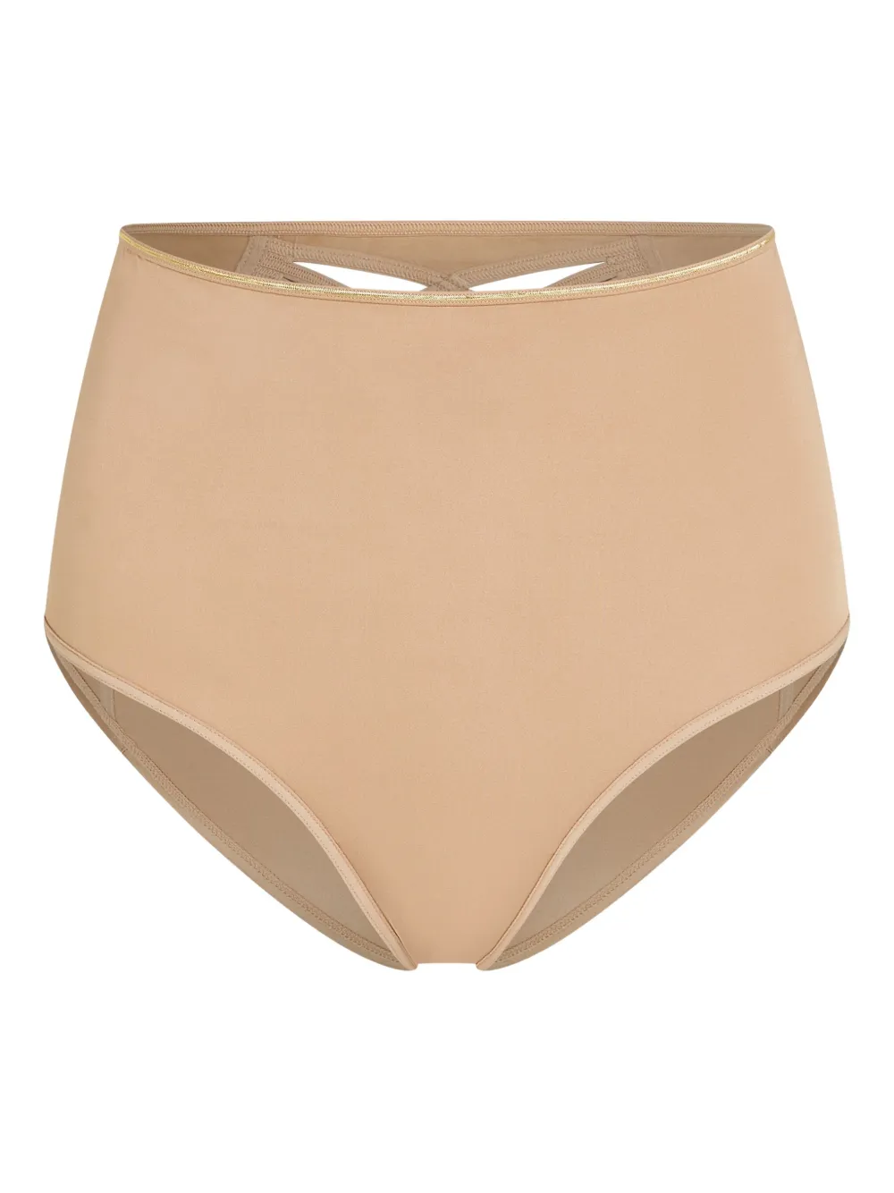 Marlies Dekkers High-waist Criss-cross Briefs In Neutral