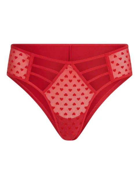 Marlies Dekkers heart-print brazilian briefs