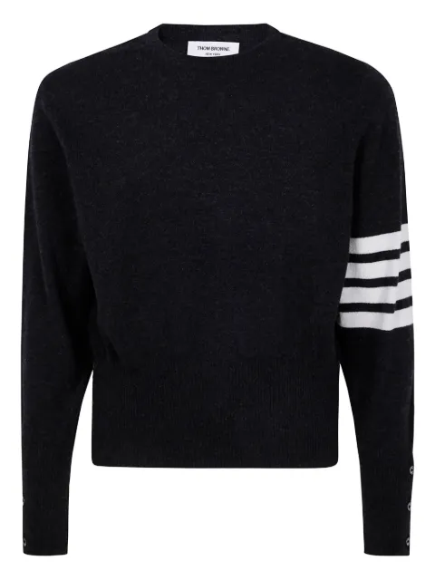 Thom Browne pull à bandes contrastantes