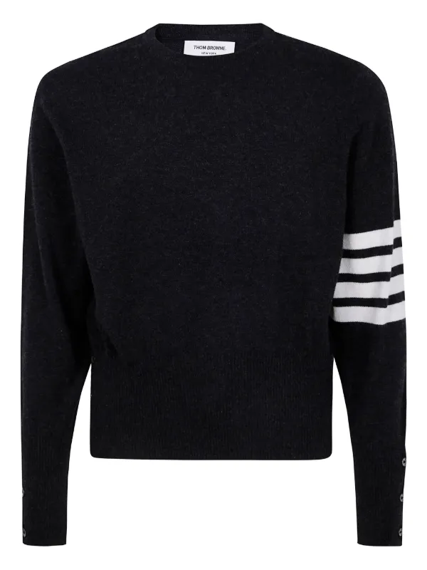 Thom Browne Cashmere Jumper in Grey