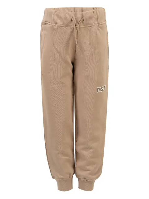 MSGM Kids slogan-print track pants