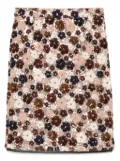 Nº21 sequin-embellished skirt - Brown