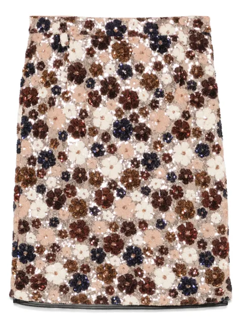 Nº21 sequin-embellished skirt