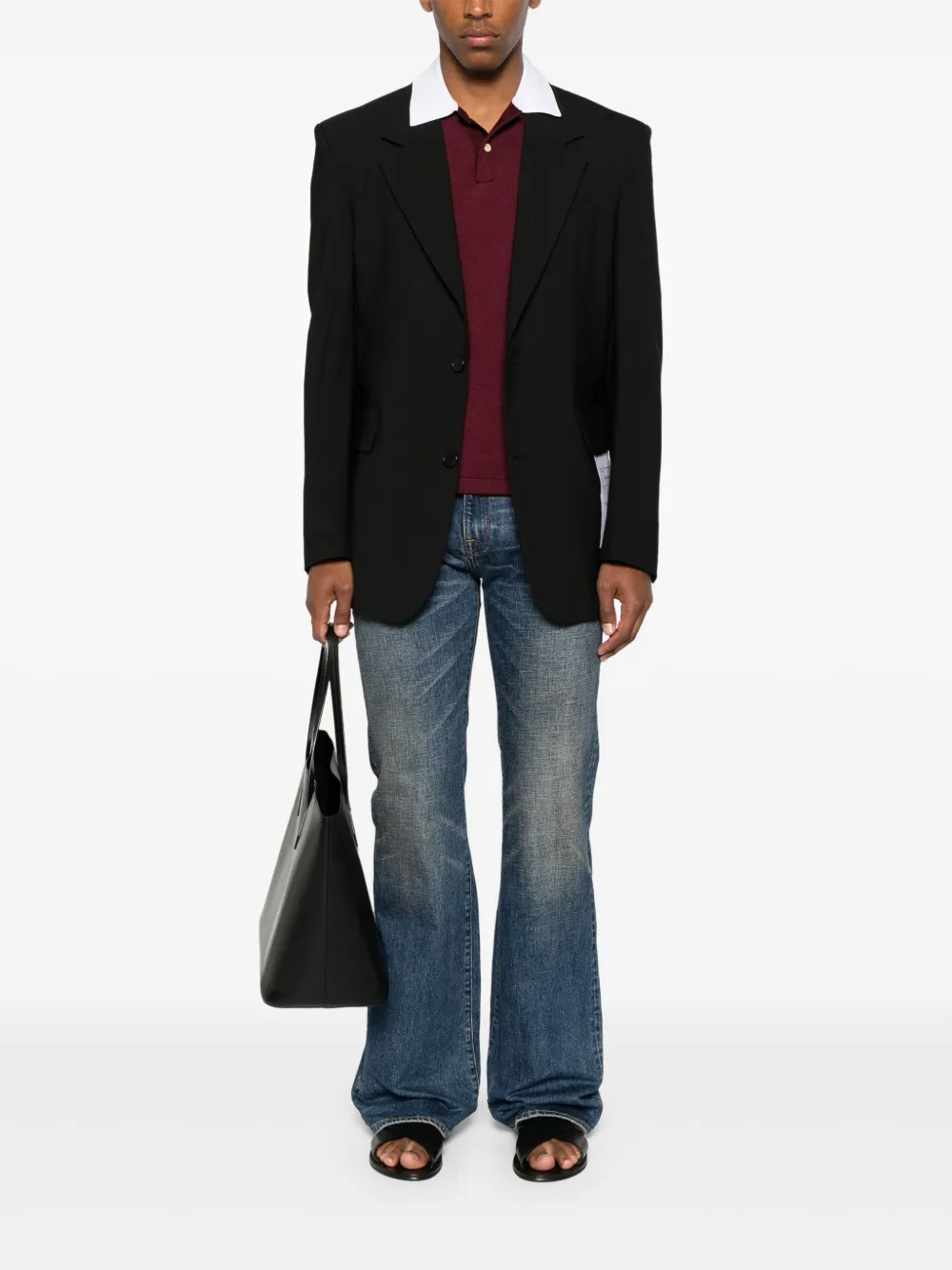 AMARÁNTO Blazer com abotoamento simples | Blazer | Image 2