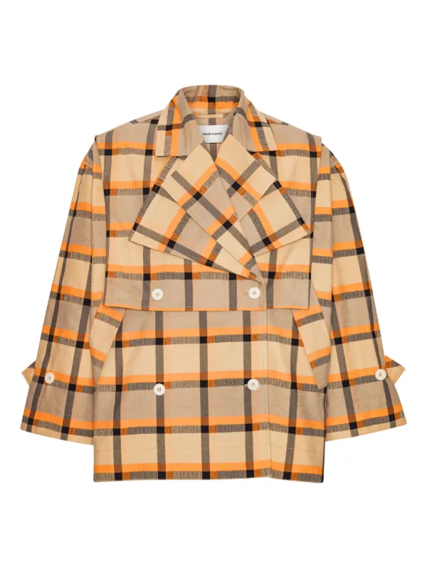 チェック VIBSKOV 最終価格です　HENRIK ジャケット ヘンリックヴィブスコフHENRIK チェック柄ジャケット VIBSKOV HENRIK ジャケット・アウター