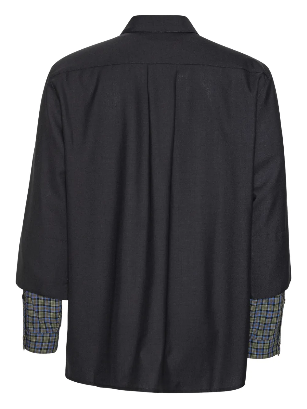 Henrik Vibskov Overhemd met dubbele cuffs - Blauw