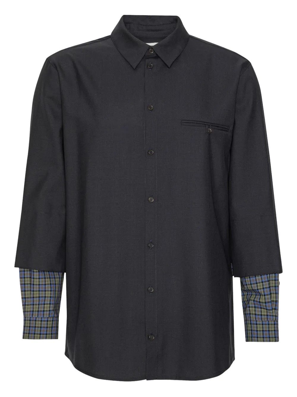 double-cuff shirt