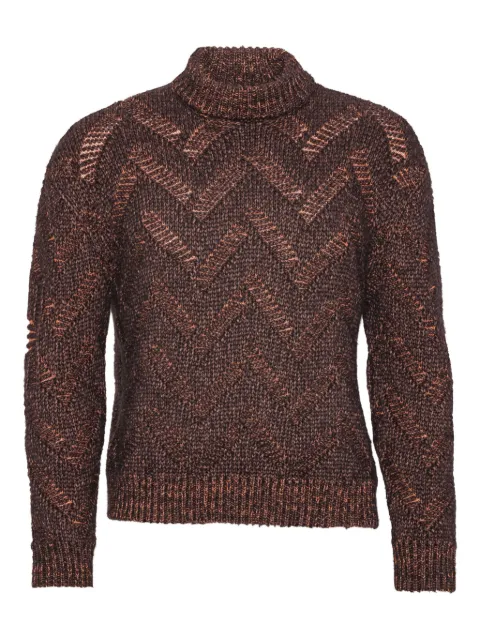 Henrik Vibskov turtleneck diamond-pattern sweater