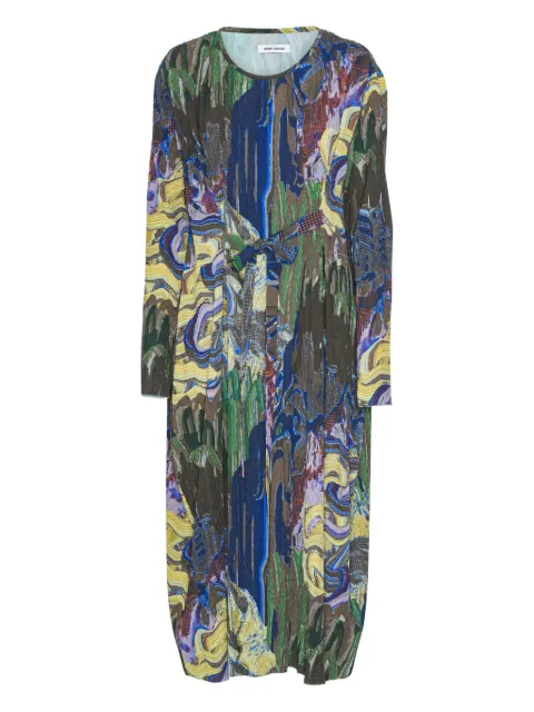 Henrik Vibskov O abstract-print midi dress