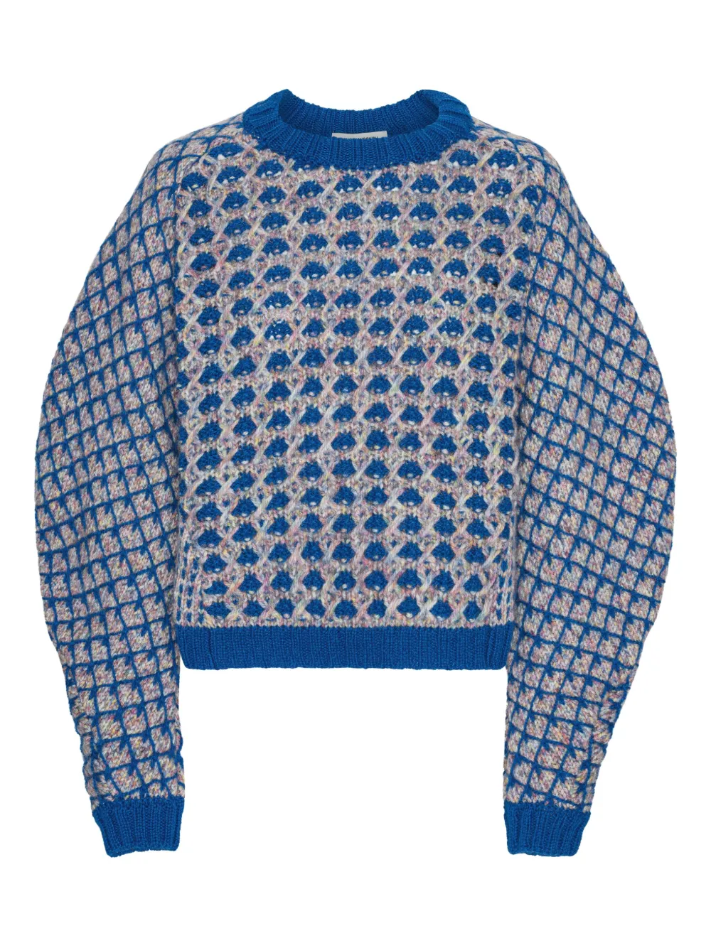 Henrik Vibskov geometric-pattern sweater | Blue | Image 1