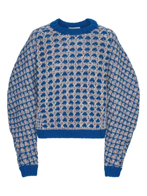 Henrik Vibskov geometric-pattern sweater