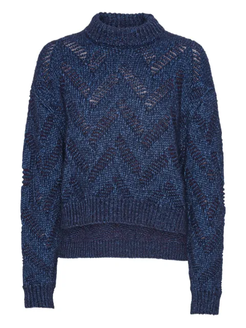 Henrik Vibskov high-neck open-knit sweater
