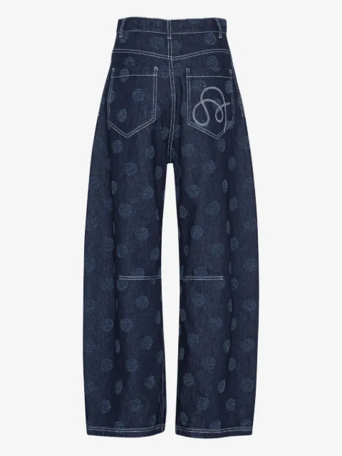Henrik Vibskov Dart needle-punch dot jeans