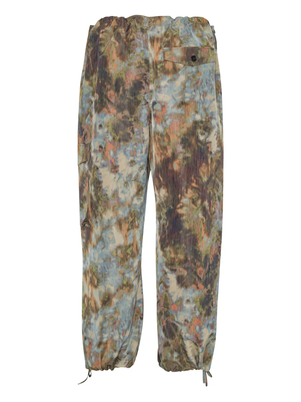Henrik Vibskov Field broek met camouflageprint Bruin
