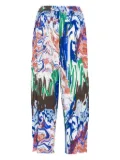 Henrik Vibskov graphic-print trousers - Blue