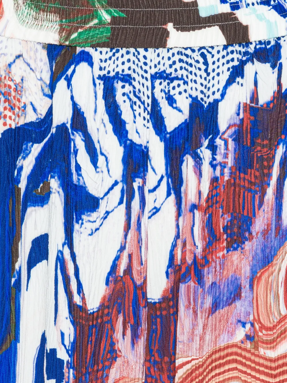 Henrik Vibskov Broek met print Blauw