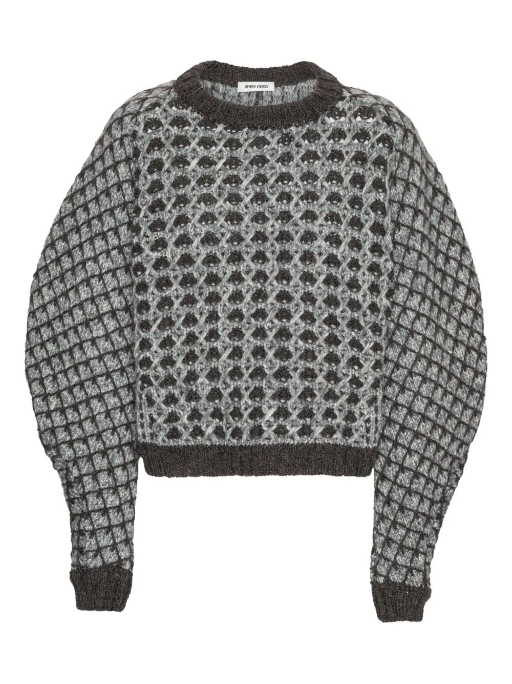 Henrik Vibskov textured long-sleeve sweater | Brown | Image 1