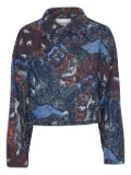 Henrik Vibskov cotton-wool blend jacket - Blue
