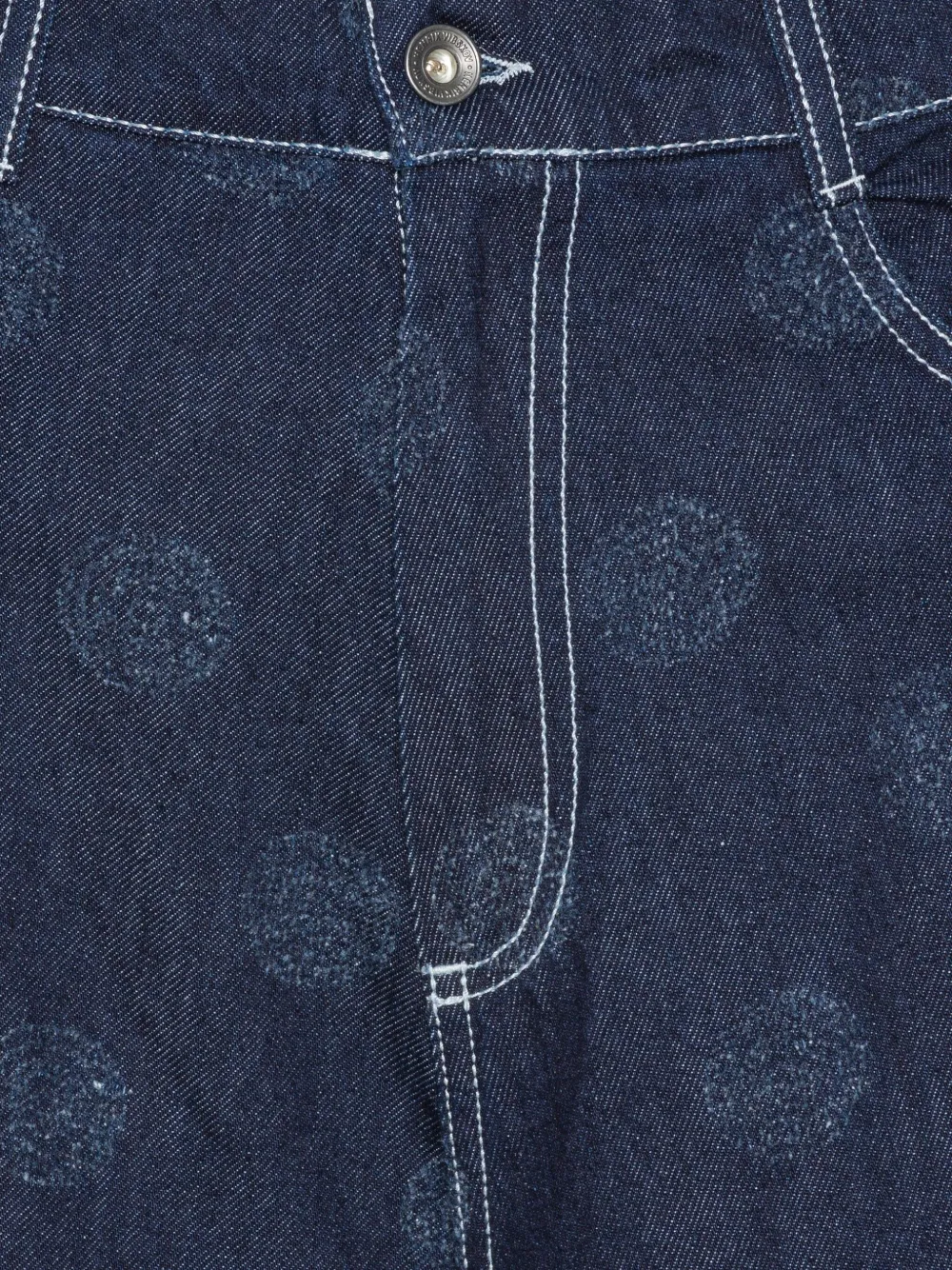 Henrik Vibskov Jeans met stippen Blauw