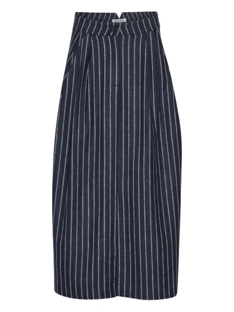 Henrik Vibskov pinstripe pleated skirt