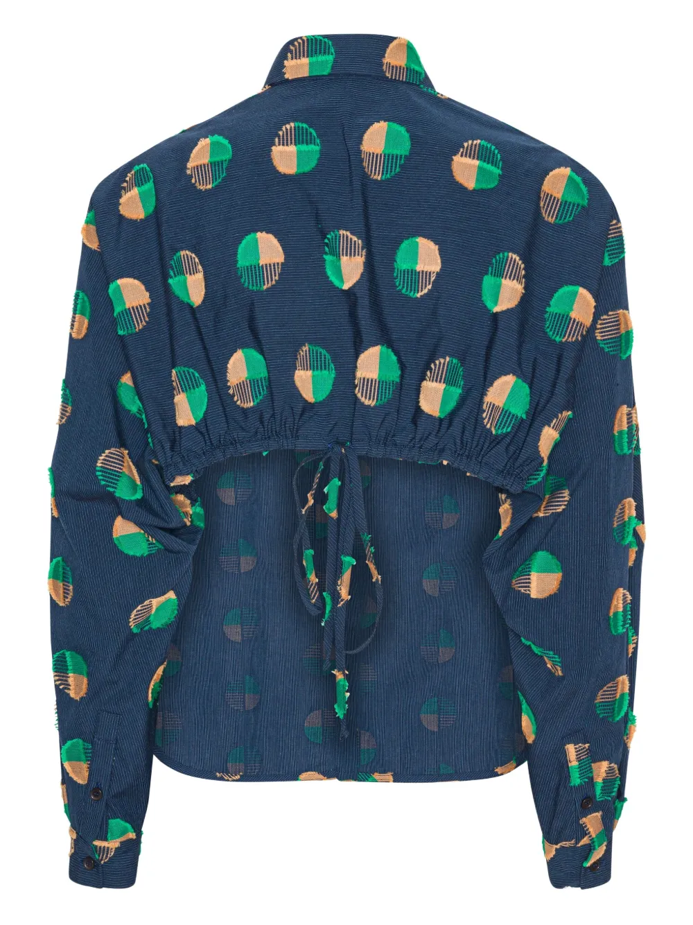 Henrik Vibskov Gelaagde blouse met jacquard Blauw