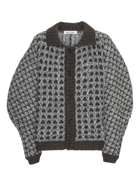 Henrik Vibskov diamond-pattern cardigan
