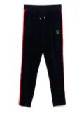 Sergio Tacchini Slice Velour track pants - Blue