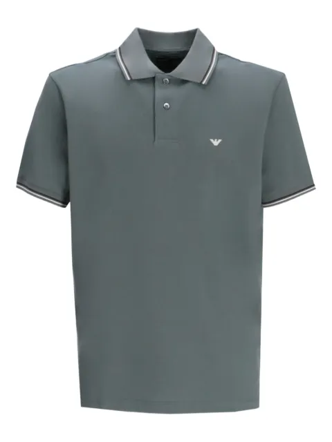 Emporio Armani contrasting-collar polo shirt