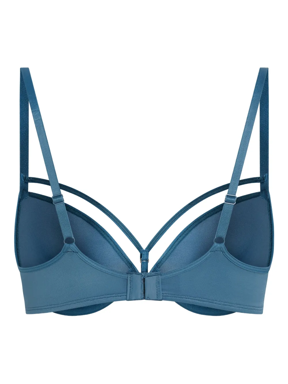 Marlies Dekkers Padded Push-up Lace Bra In Blue